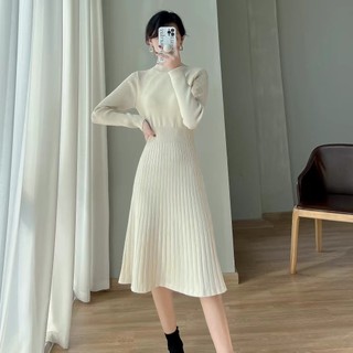 Đầm Dệt Kim Dáng Ôm Eo Vừa Vặn Kiểu Pháp Đa Năng
