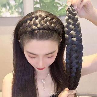 Băng Đô Dạng Tóc Giả Thắt Bím Thời Trang