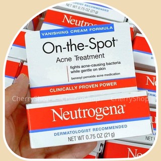 [Hàng Mỹ] Kem làm giảm và ngừa mụn Neutrogena On The Spot Acne Treatment (21g)