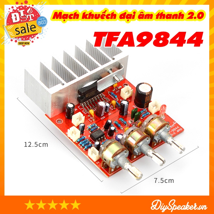 Mạch khuếch đại công suất 2.0 TFA 9844 20W*2