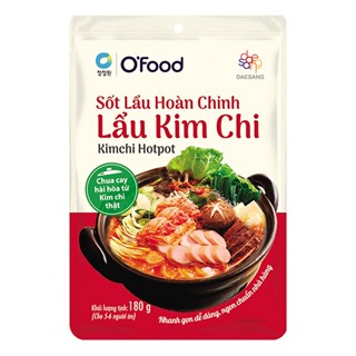 Sốt Lẩu Hoàn Chỉnh O'Food Vị Kim Chi Gói 180G