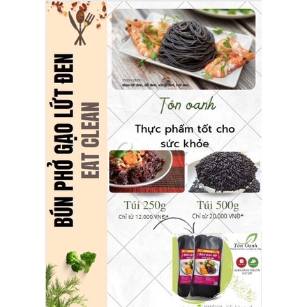 Bún, Phở gạo lứt đen eatclean 250-500g