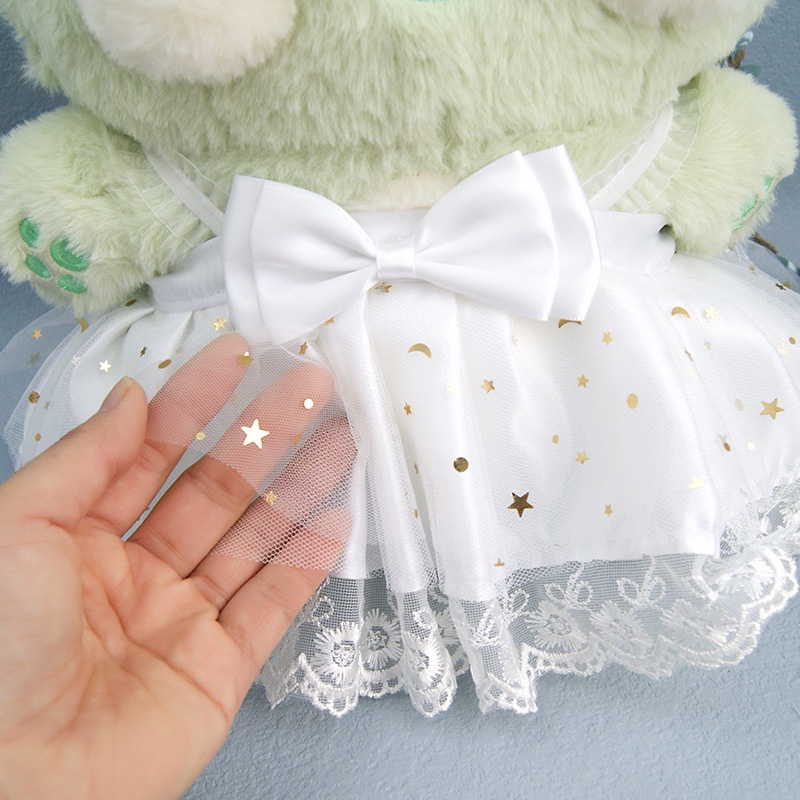 Búp Bê Nhồi Bông Hình Mèo Dudu 40cm Thay Thế Mặc Đầm Cưới