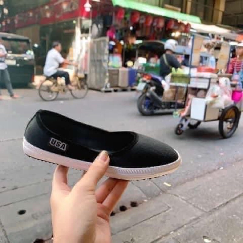 Giày Lười Đế Bệt USA Thái Lan