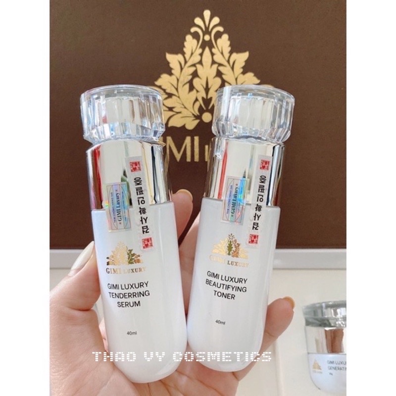 (CHÍNH HÃNG)TONER- SERUM Gimi luxury 40ml, Dưỡng trắng BEAUTYFYING TONER