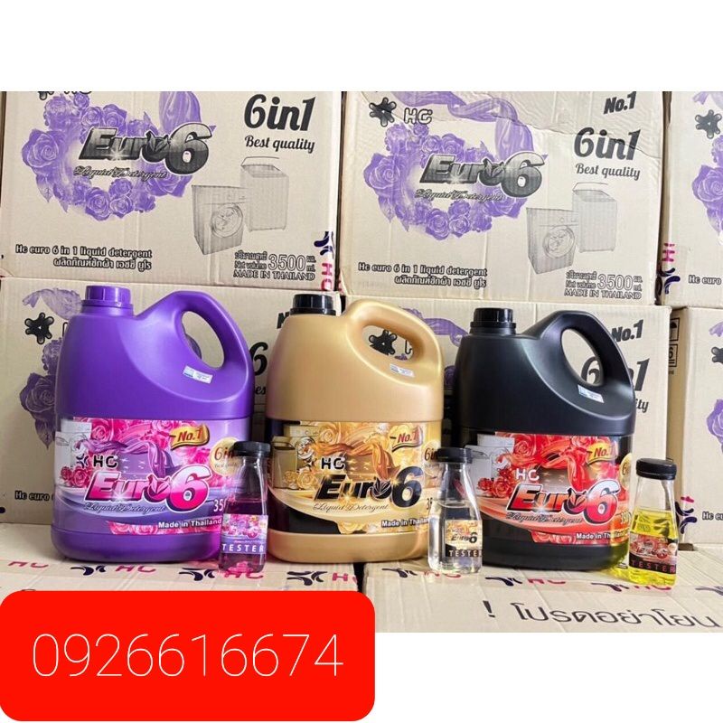 Nước Giặt Xả Hc Euro 3500ml Chính Hãng Thái Lan