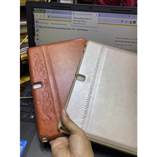 Bao da Máy tính bảng Samsung Note 10.1 inch 2014 màu kaku thời trang .