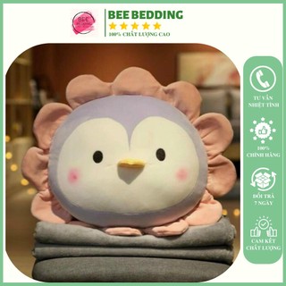  Chăn Gối Gấu Bông Hình Thú Cho Bé Bộ Chăn Gối Văn Phòng Hình Thú Nhồi Bông Nhiều Mẫu Co Giãn 4 Chiều An Toàn 