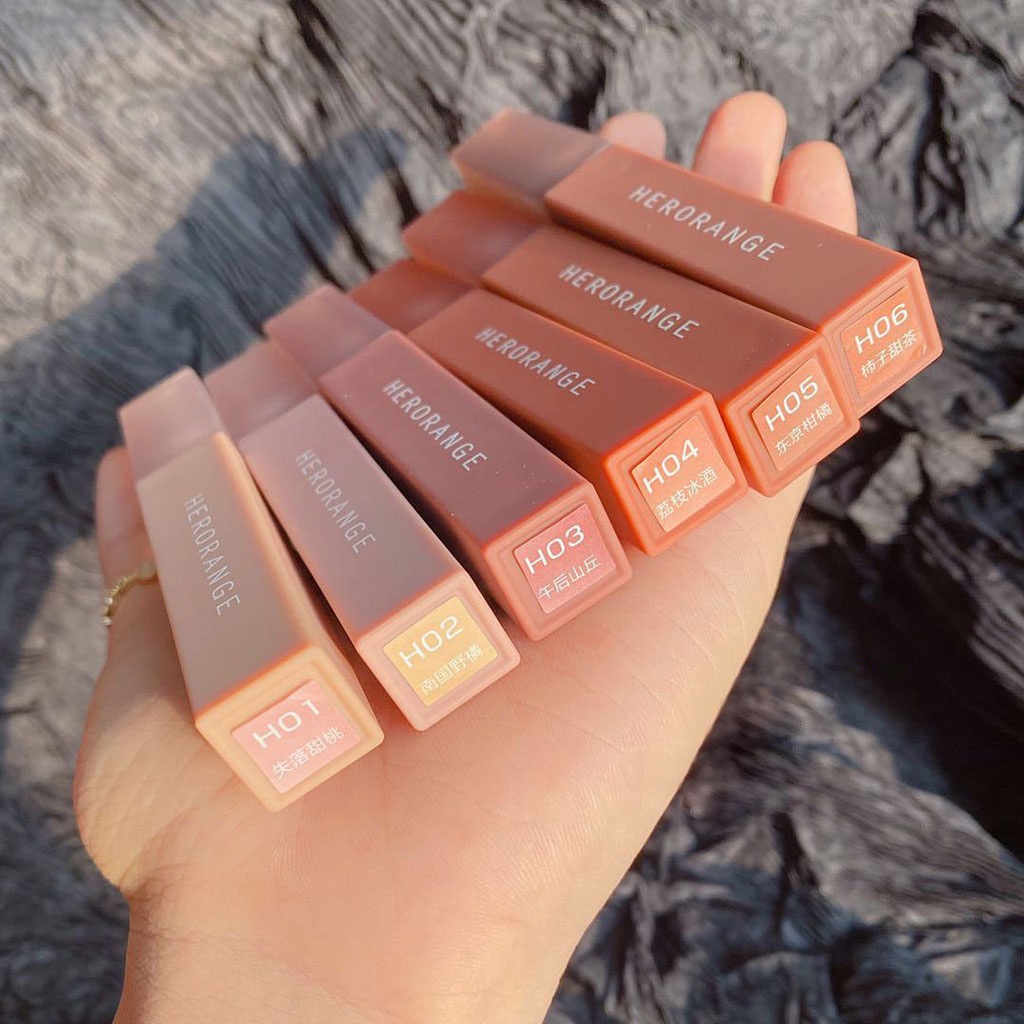 Son Kem Lì Herorange Mud Velvet Matte Lipstick