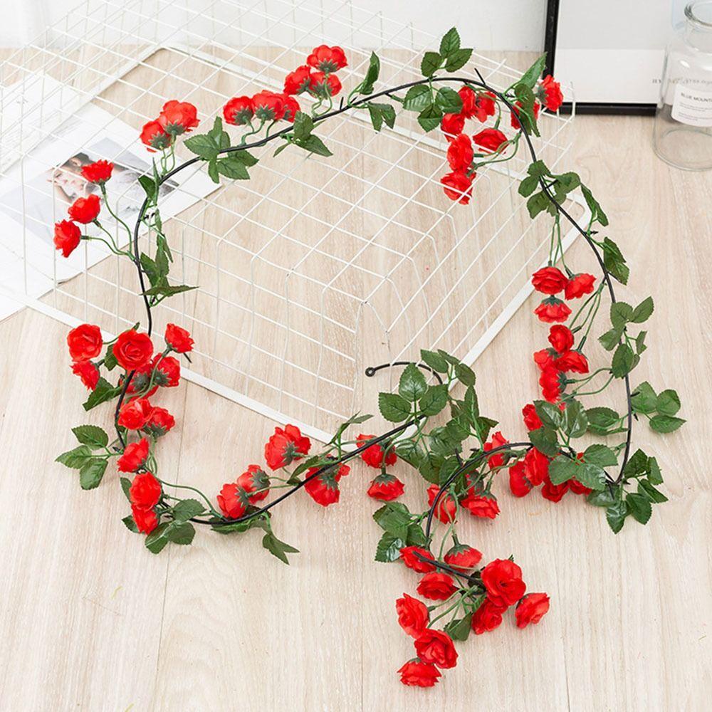 Vòng Hoa Nhân Tạo Màu Xanh Lá Dùng Trang Trí Nhà Cửa / Tiệc Tùng DIY