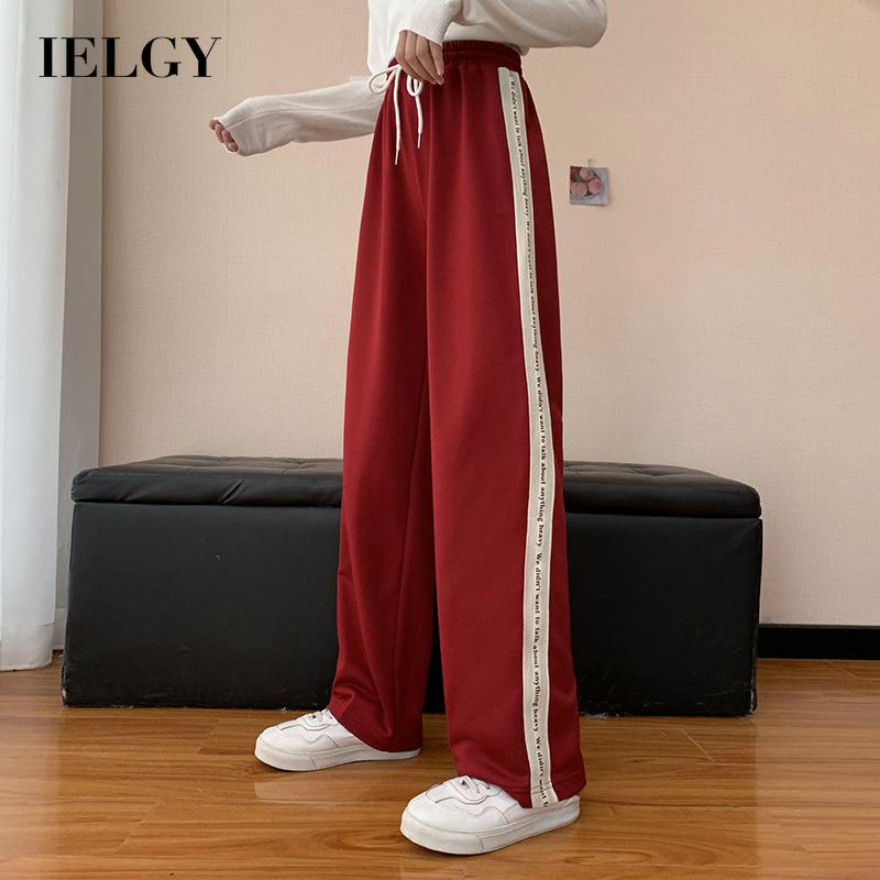 IELGY IELGY Quần Dài Thể Thao Lưng Cao Dáng Ôm Kiểu Hàn Quốc Dễ Phối Đồ