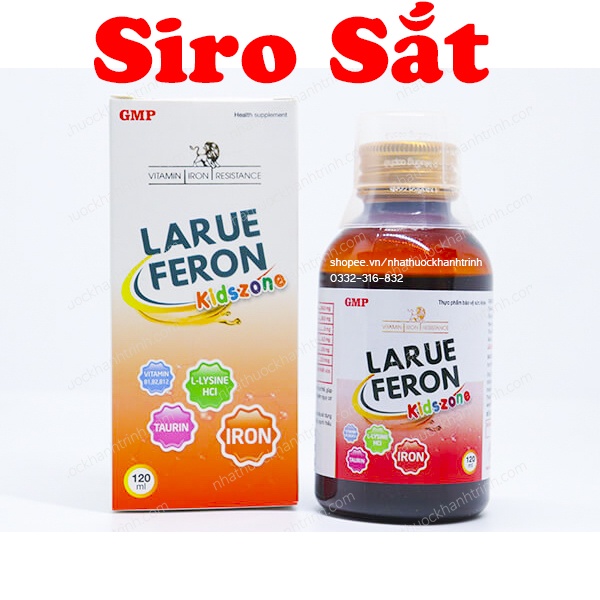 Siro LARUE FERON - bổ sung Lysin, Vitamin cho trẻ ăn ngon ngủ tốt