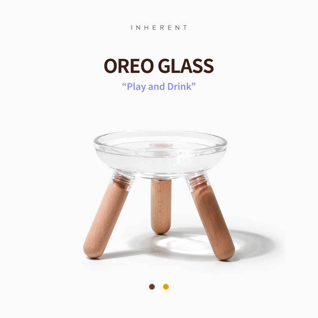 [INHERENT] Bát đựng thú cưng OreoGlass