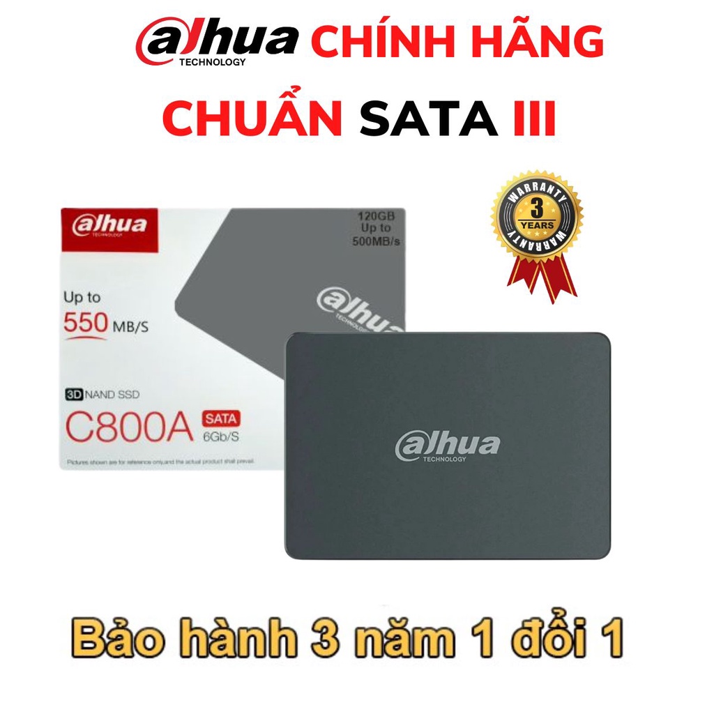 Ổ cứng SSD Dahua 2.5 Inch SATA3  240Gb 120Gb 128Gb 256Gb - Chính hãng BH đổi mới 36 tháng