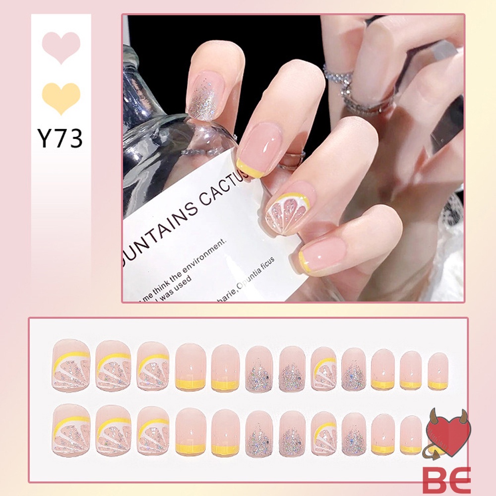 Set 24 móng tay giả YADORNOS tái sử dụng được dùng hàng ngày