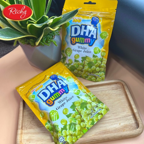 [NEW] Kẹo dẻo LOT100 DHA hương vị tổng hợp/Nho xanh 40g