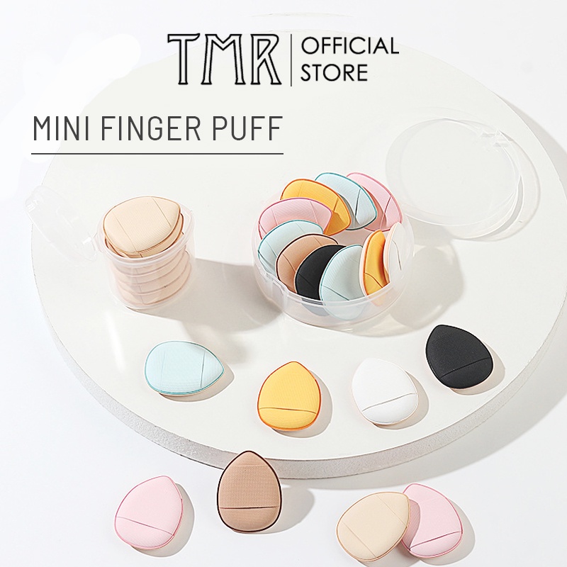 Mút Trang Điểm Mini Finger Puff TMR Mút Tán Kem Nền, Kem Che Khuyết, Cushion