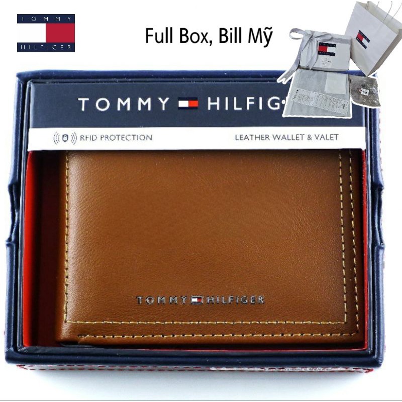 Ví da nam Tommy Hilfiger chính hãng nhập Mỹ