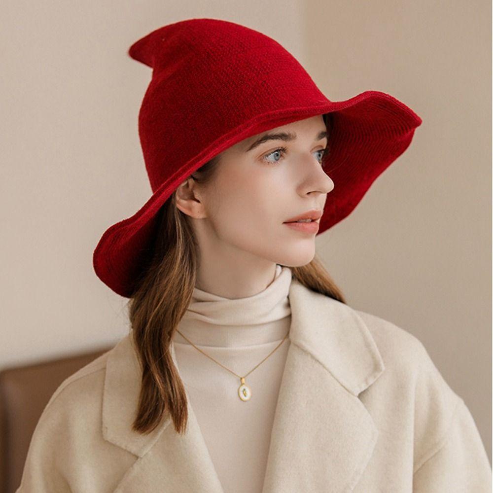 Nón Len Màu Sắc Nhã Nhặn Dùng Để Hóa Trang Halloween Cho Nữ