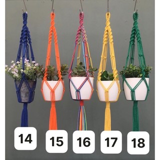 Dây treo cây macrame trang trí sân vườn, Decor phòng, hiên nhà