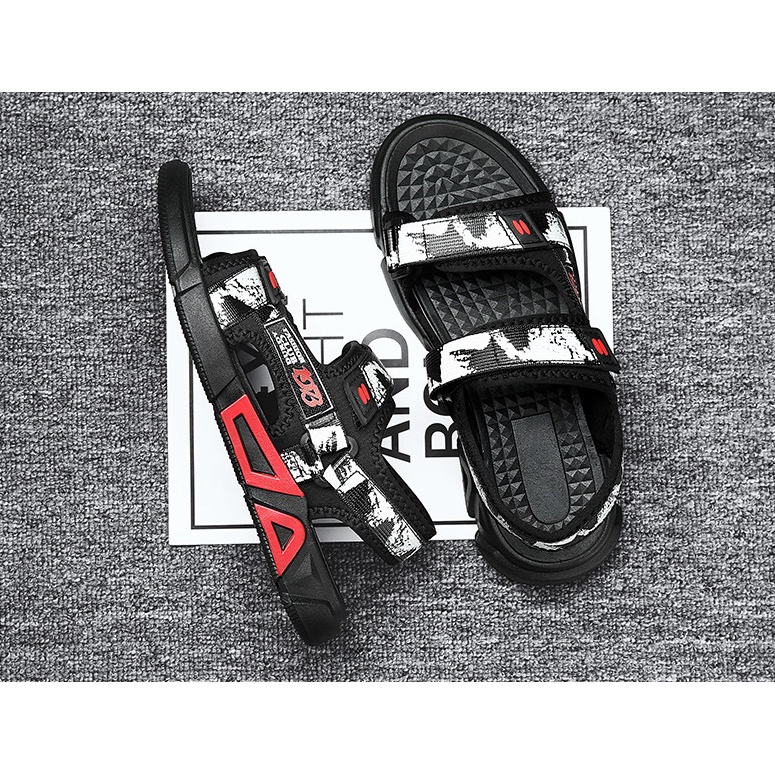 Dép quai hậu sandal Sport đế 3cm có 2 quai, quai sau tháo dời đi 2 kiểu cho Học Sinh, Sinh Viên Nam