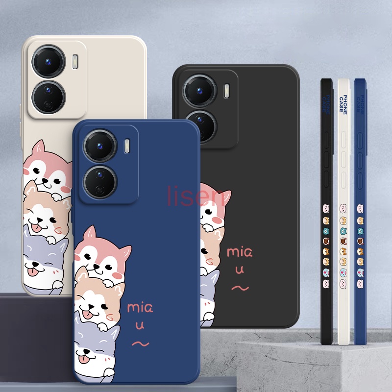 Ốp lưng Vivo y16 Ốp Điện Thoại In Hình Chú Chó Hoạt Hình Cho Vivo Y16 Y22 Y22S Y21S Y21 Y33S T1X Y20 Y20S Y12S Y15S Y01 Y15A Y11 Y12 Y17 Y15 Y02S U10 GG