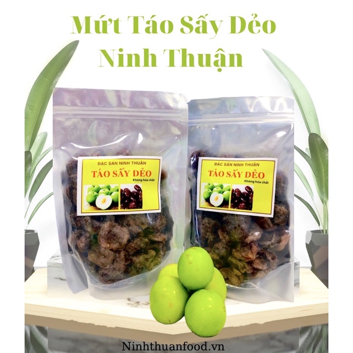 Táo sấy dẻo không hạt , Mứt táo Ninh Thuận - Cam Kết Không chất bảo quản, nhà làm - Ninhthuanfood