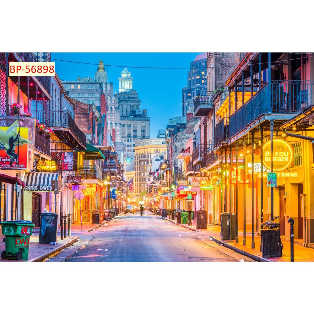 Tranh Dán Tường Thành Phố Đẹp Lung Linh