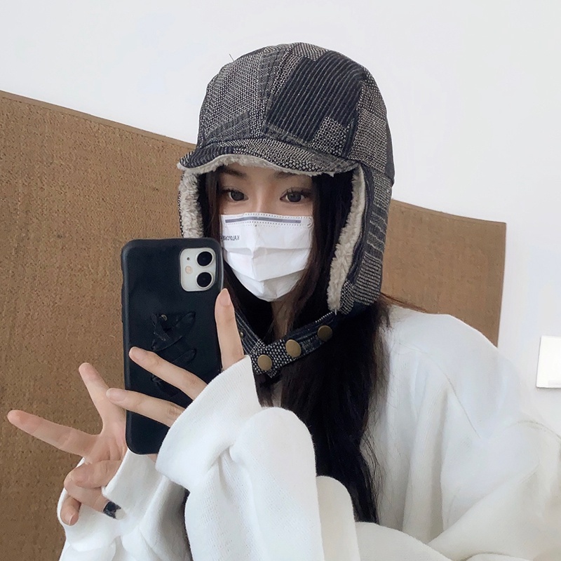 Mũ Len Thời Trang Thu Đông Phong Cách Hàn Quốc Dành Cho Nam Nữ