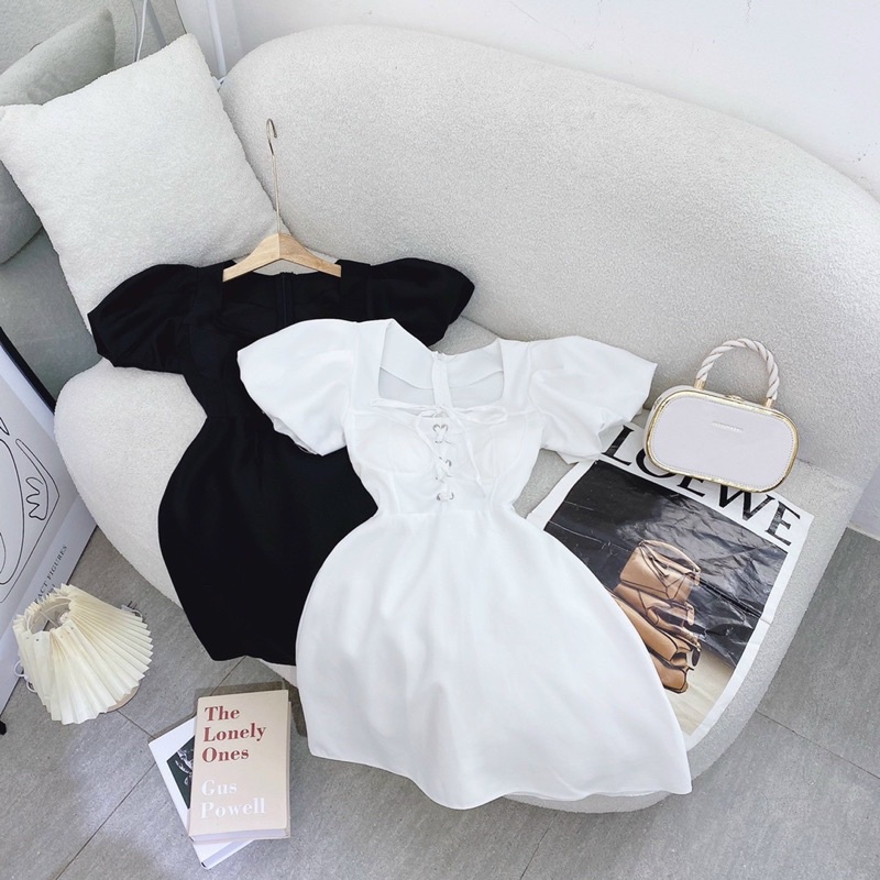 🎀 ĐẦM TAY PHỒNG ĐAN NGỰC 60-90kg 🎀 BIGSIZE RIN HEO