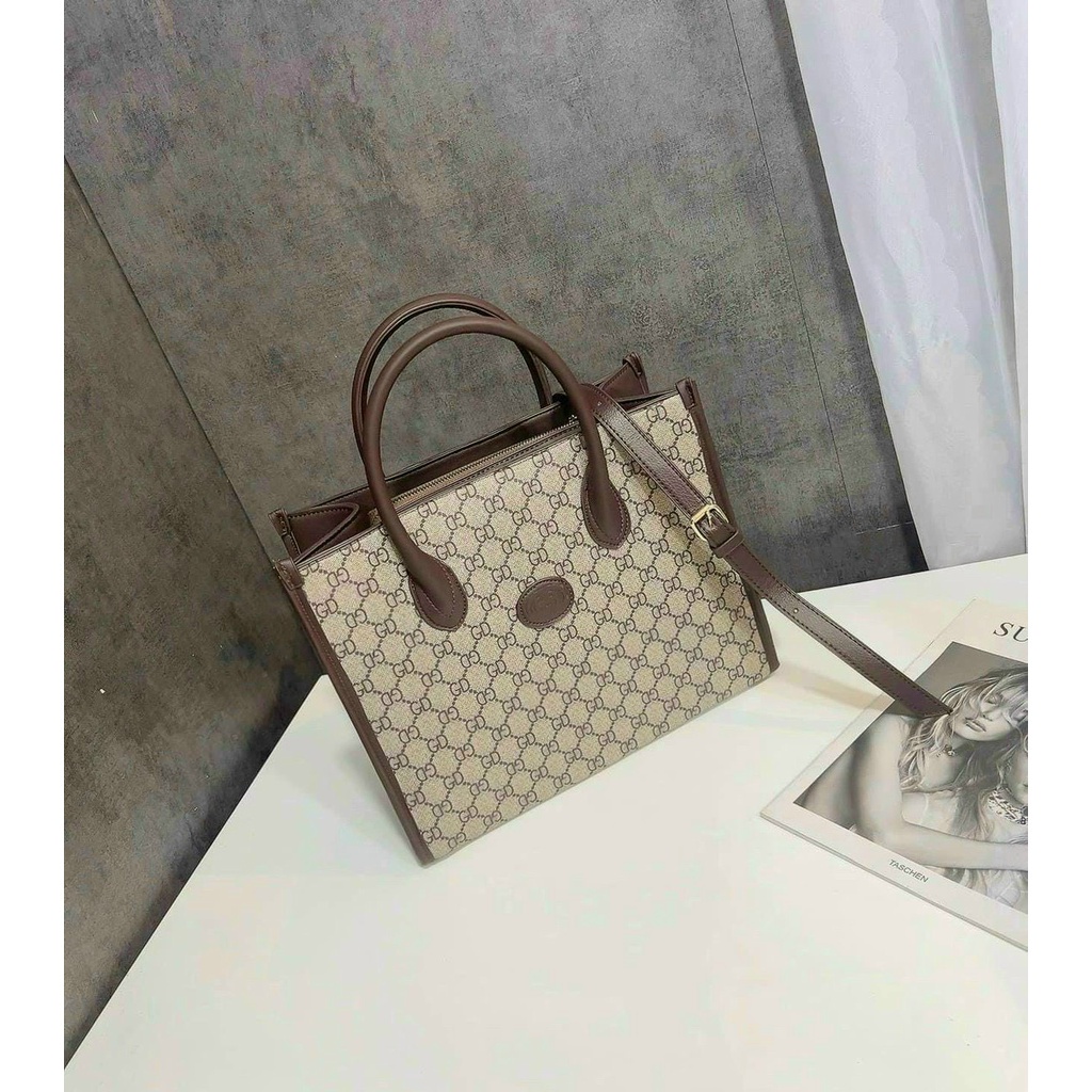 Túi Xách Nữ Công Sở GC 2 Quai Xách Chắc Chắn Kèm Dây Đeo Chéo M30