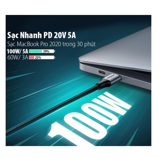 Cáp sạc nhanh QC3.0 USB-C to USB-C Ugreen (  70427 ,  70428 , 70429 , 90120  )