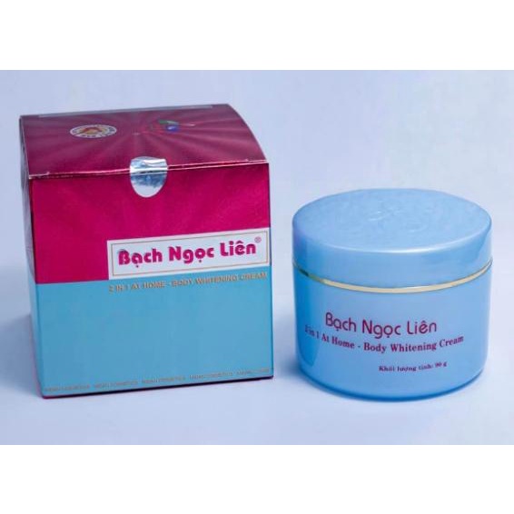 (CHÍNH HÃNG) Kem dưỡng trắng da toàn thân 2 In 1 tại nhà Bạch Ngọc Liên – Body Whitening 2 in 1 At Home (90g)