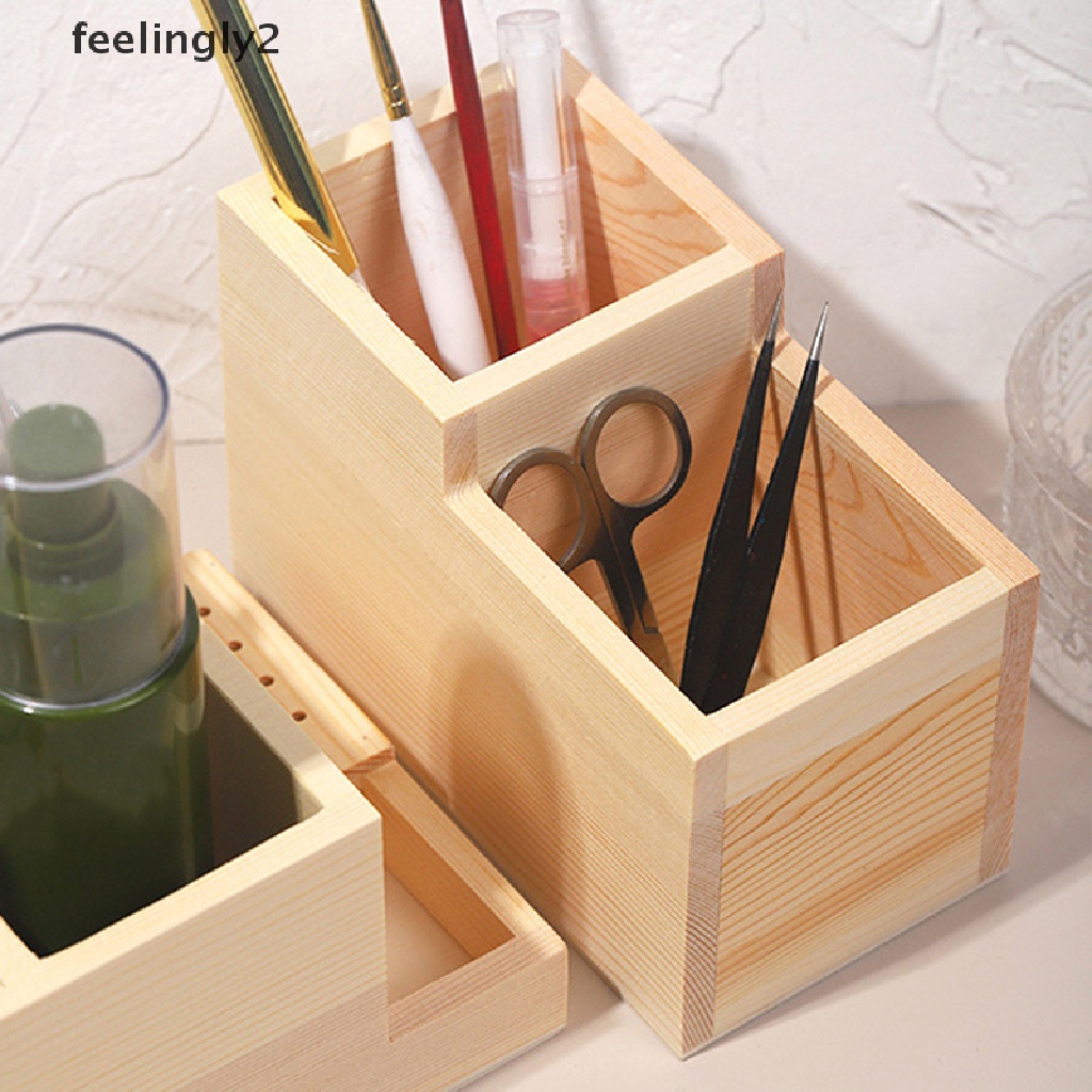 Giá Đỡ Mũi Khoan Móng Tay Bằng Gỗ Tiện Dụng