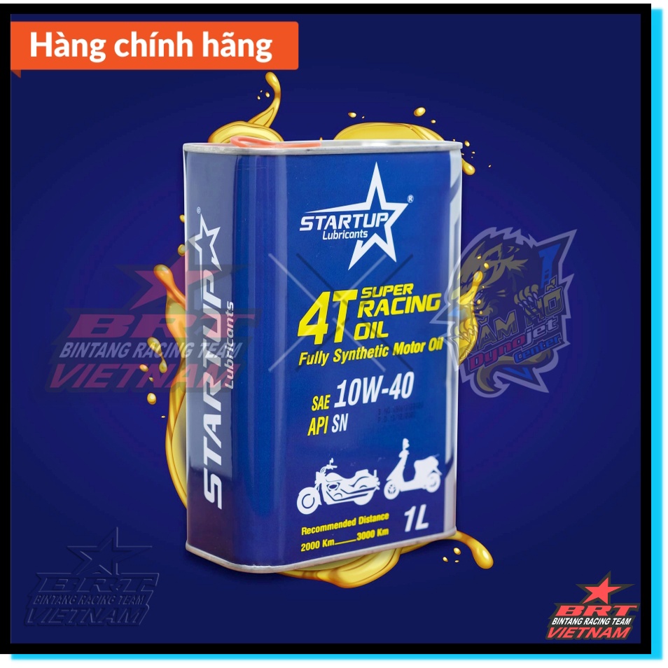 NHỚT STARTUP 10W-40  DÀNH CHO XE MÁY-BRT- Hàng chính hãng