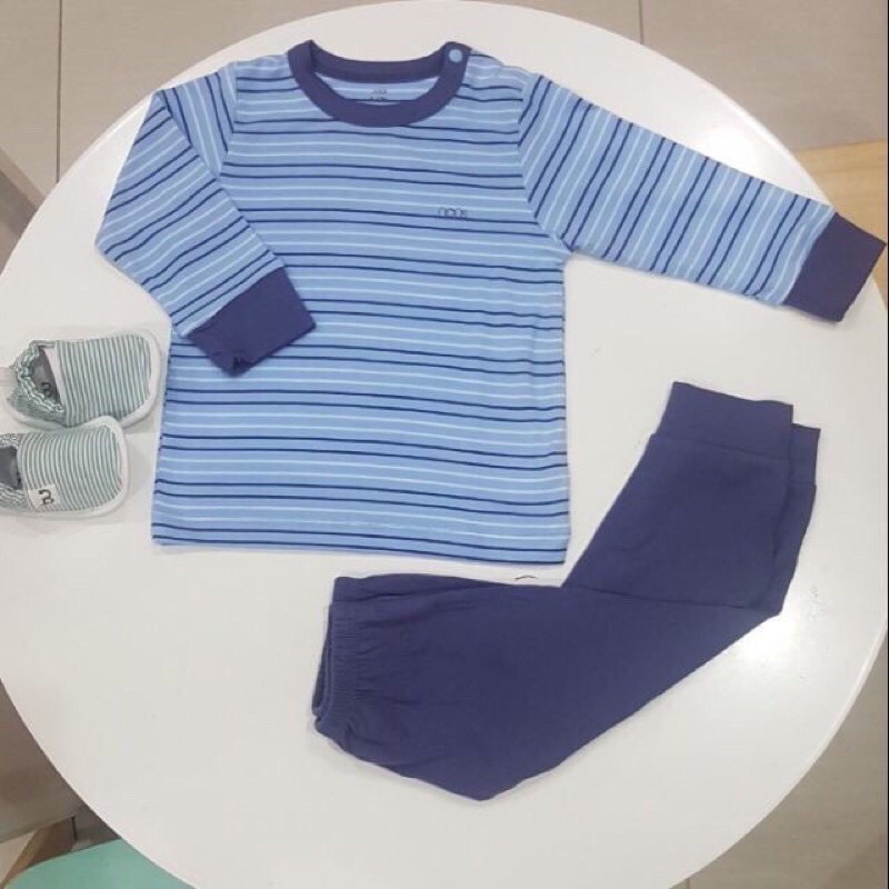 Pass bộ Nous kẻ xanh 12-18