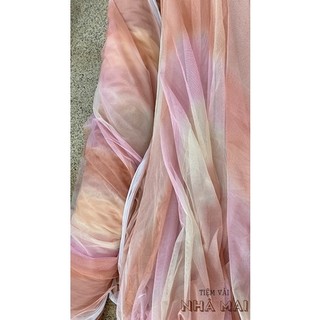 1m Lưới Mềm Ombre 4 Màu Tone Cam Đất