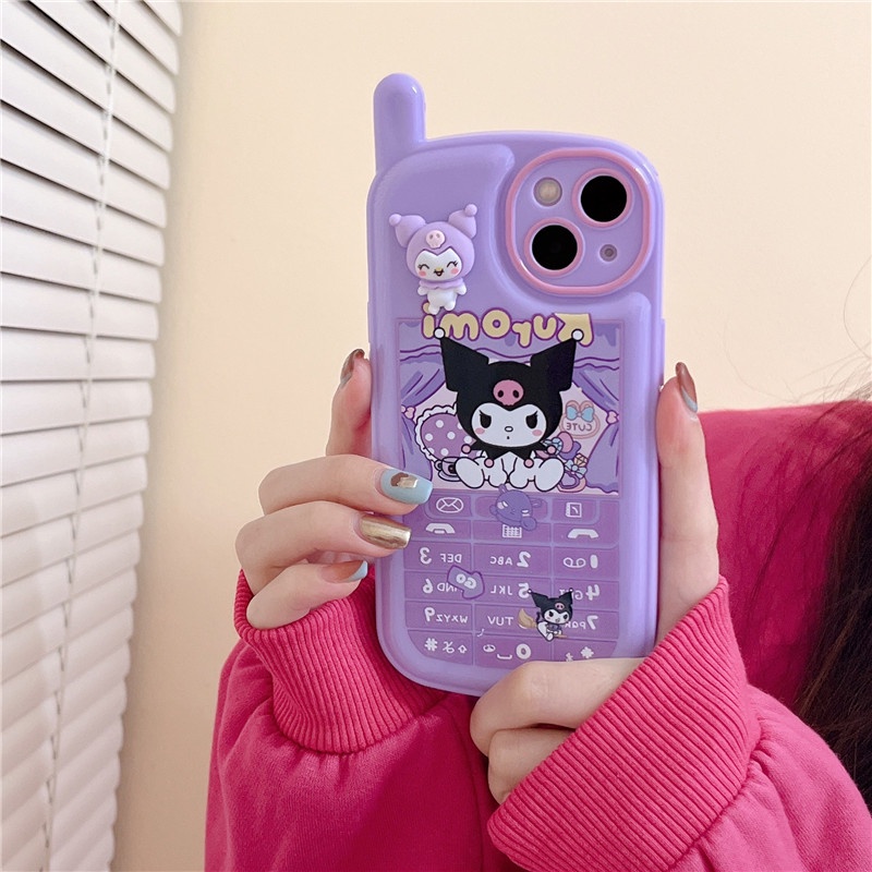 NOKIA Ốp Điện Thoại Chống Sốc In Hình Sanrio Kuromi My Melody 3D Dễ Thương Cho iPhone 14 13 12 11 Pro Max XR X XSMAX