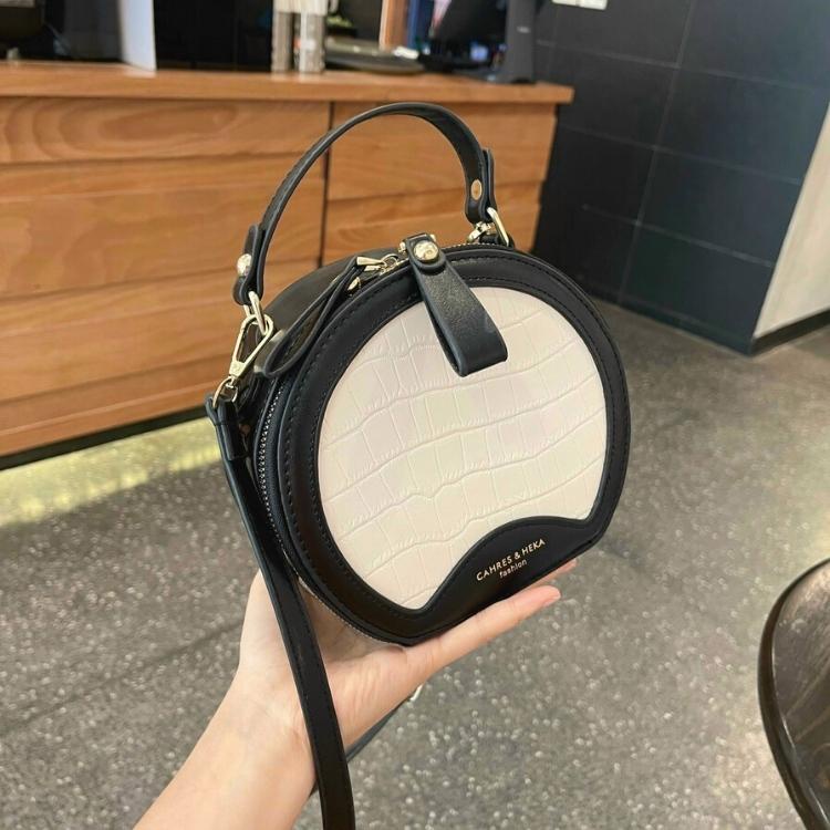 Túi Xách Nữ Tròn, Túi Đeo Chéo Trống Tròn Kèm Móc Khóa Gấu - T1022/ T1125