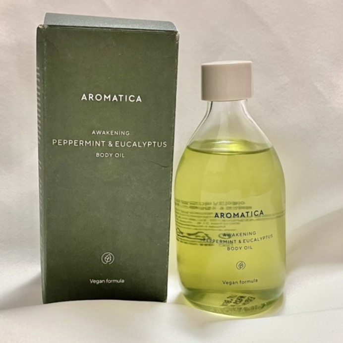 Tinh dầu dưỡng da toàn thân bạc hà và khuynh diệp Aromatica Awakening Body Oil Peppermint & Eucalyptus 100ml