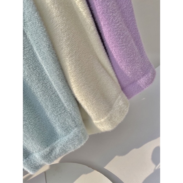 ✿мᴇι✿ Chân váy len lông thỏ đuôi cá dáng dài A109