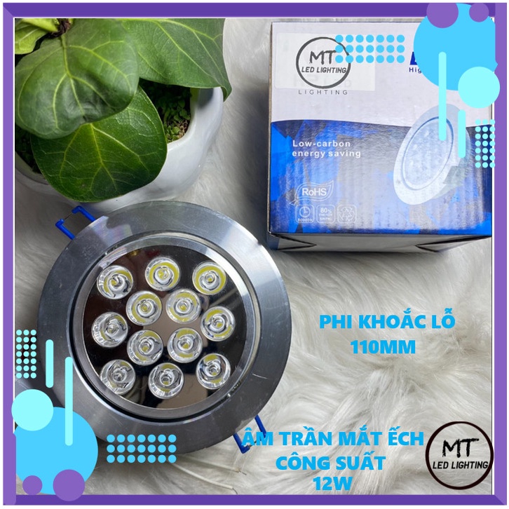 Đèn âm trần mắt ếch 3W,7W,12W cao cấp
