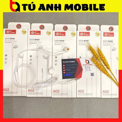 Tai nghe nhét tai có dây jack cắm 3.5mm tích hợp micro giá rẻ chất lượng cao dành cho điện thoại Có núm Su Chống Đau tai