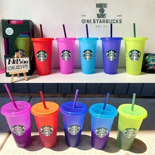 Ly coldcup ra nắng đổi màu starbucks usa 2022