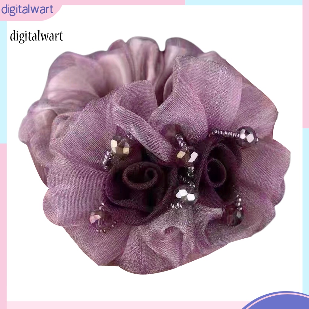 Kỹ Thuật Số| Dây Cột Tóc Đuôi Ngựa Co Giãn Cao Thời Trang Cho Nữ