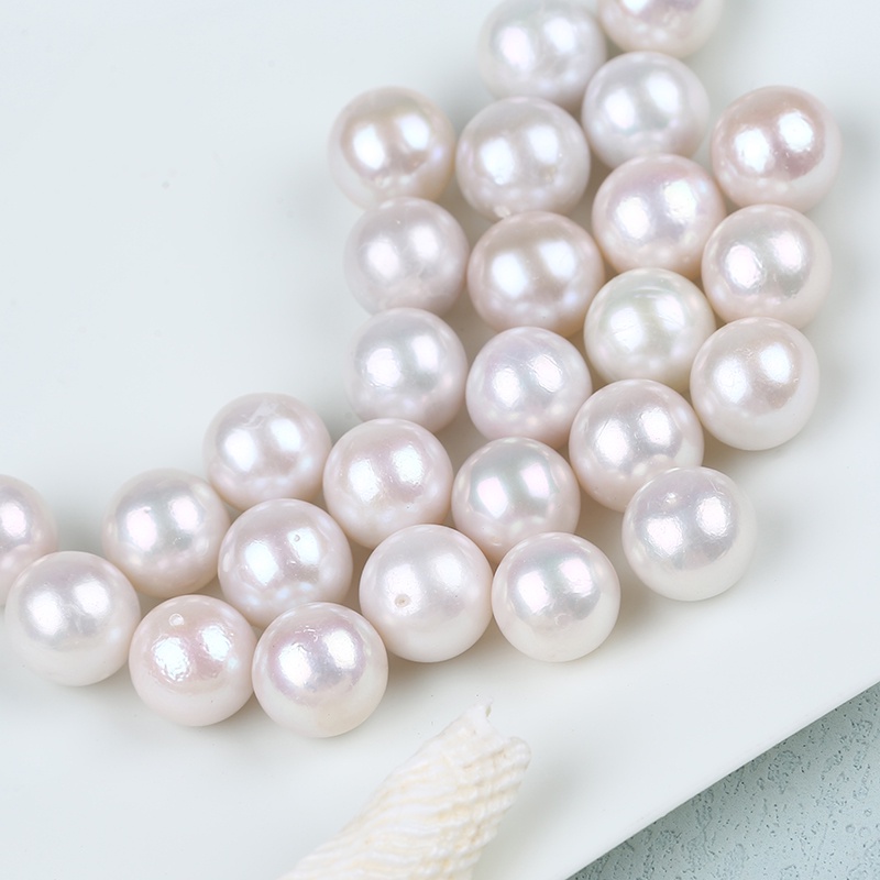 Chuỗi Ngọc Trai Edison 10-11mm Màu Trắng Tự Nhiên Dùng Làm Trang Sức