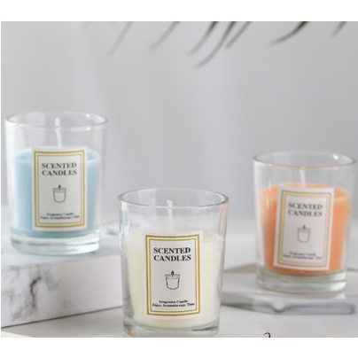 Nến thơm thiên nhiên trang trí phòng ấm áp, nến cốc  decor không khói