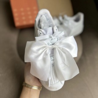 [Ảnh Thật+Fullbox+Bill] Giày Thể Thao AF Trắng Nơ