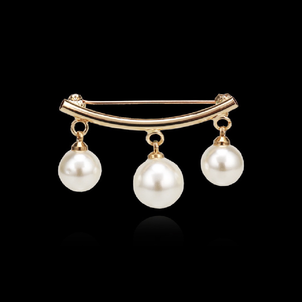 [ZVPT] Ghim Cài Dây Đính Ngọc Trai Cố Định Áo Len Cardigan DSF Thời Trang