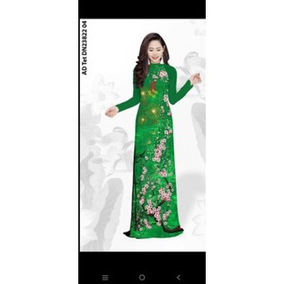 Áo dài voan lụa sam